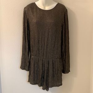 MLV sequin short romper - size M - like new worn 1 time